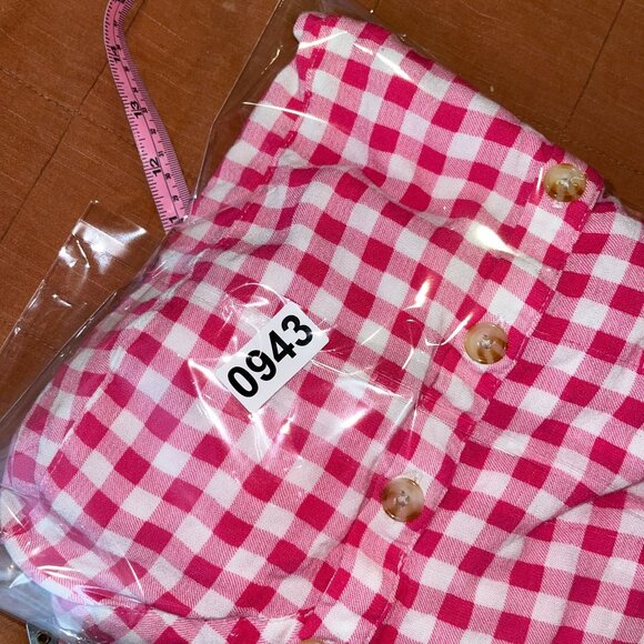 Torrid Womens Gingham Button-Up Blouse 3/4 Sleeve Size 3x - Picture 7 of 7